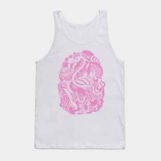 Light Pink Lost Flamingo Tank Top